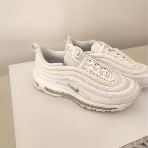 NEW ....Nike Air Max 97 White and Gray Sneakers